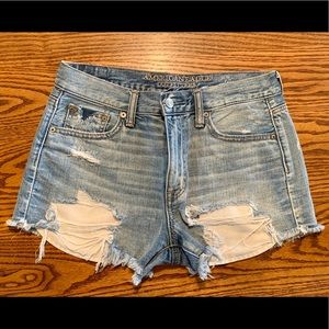 Highwaisted Jean shorts